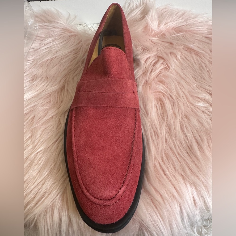 Drivers Club USA red men’s loafers size 9.5